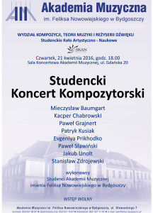 Mykietyn studencki koncert kompozytorski
